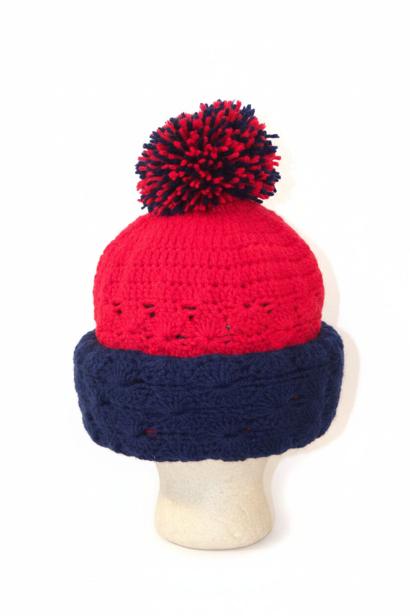 The Ocean Wave Ombré Crochet Beanie