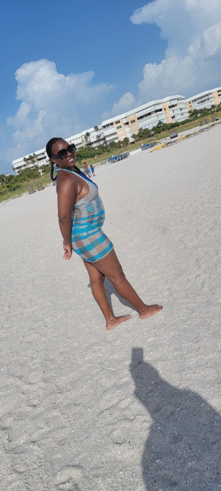 Crochet Cover-Up with Bikini Set - Handmade Beachwear