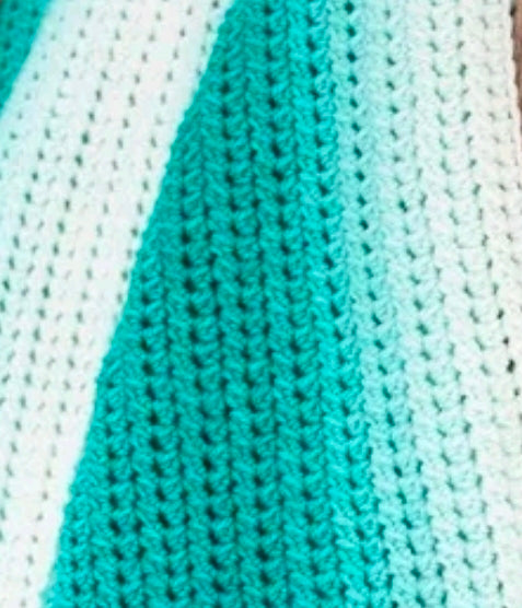 The Blush Block Crochet Beanie